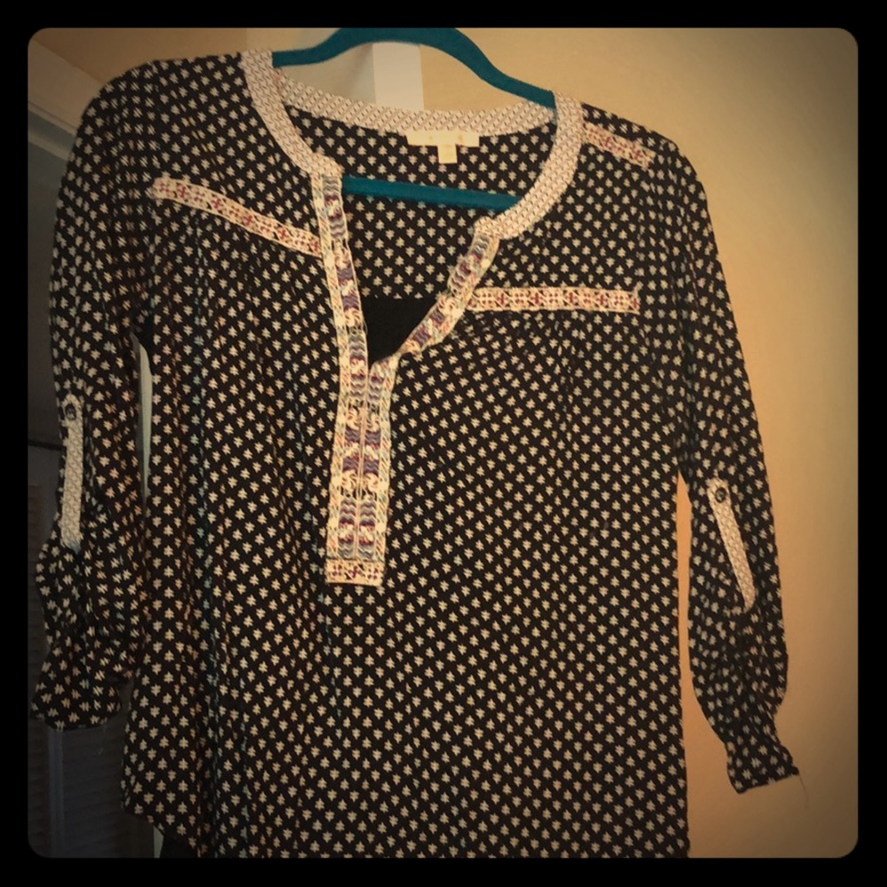 brecken mixed material top